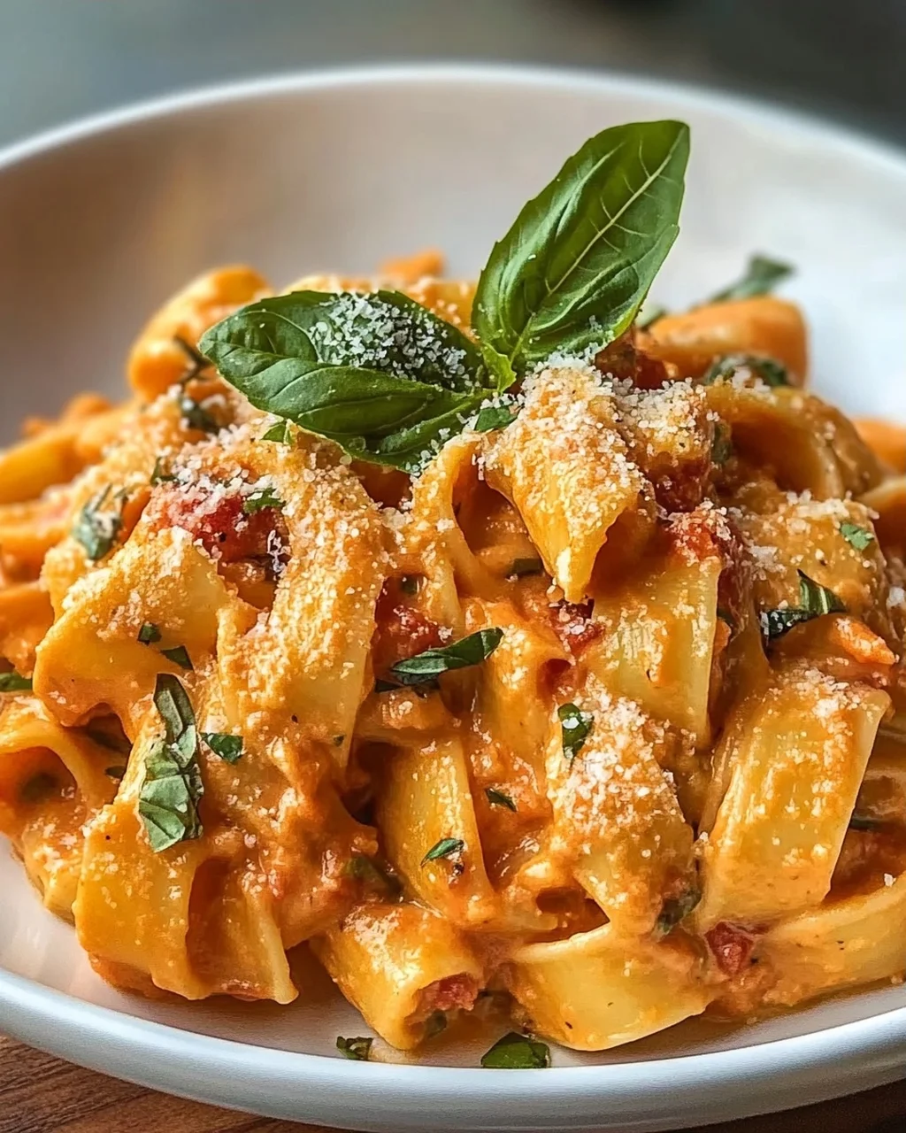 Cremige Tomaten-Knoblauch-Pasta – Einfach und lecker!