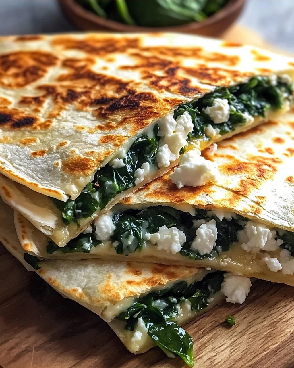 Delicious Spinach Feta Quesadillas – Easy Recipe to Try!