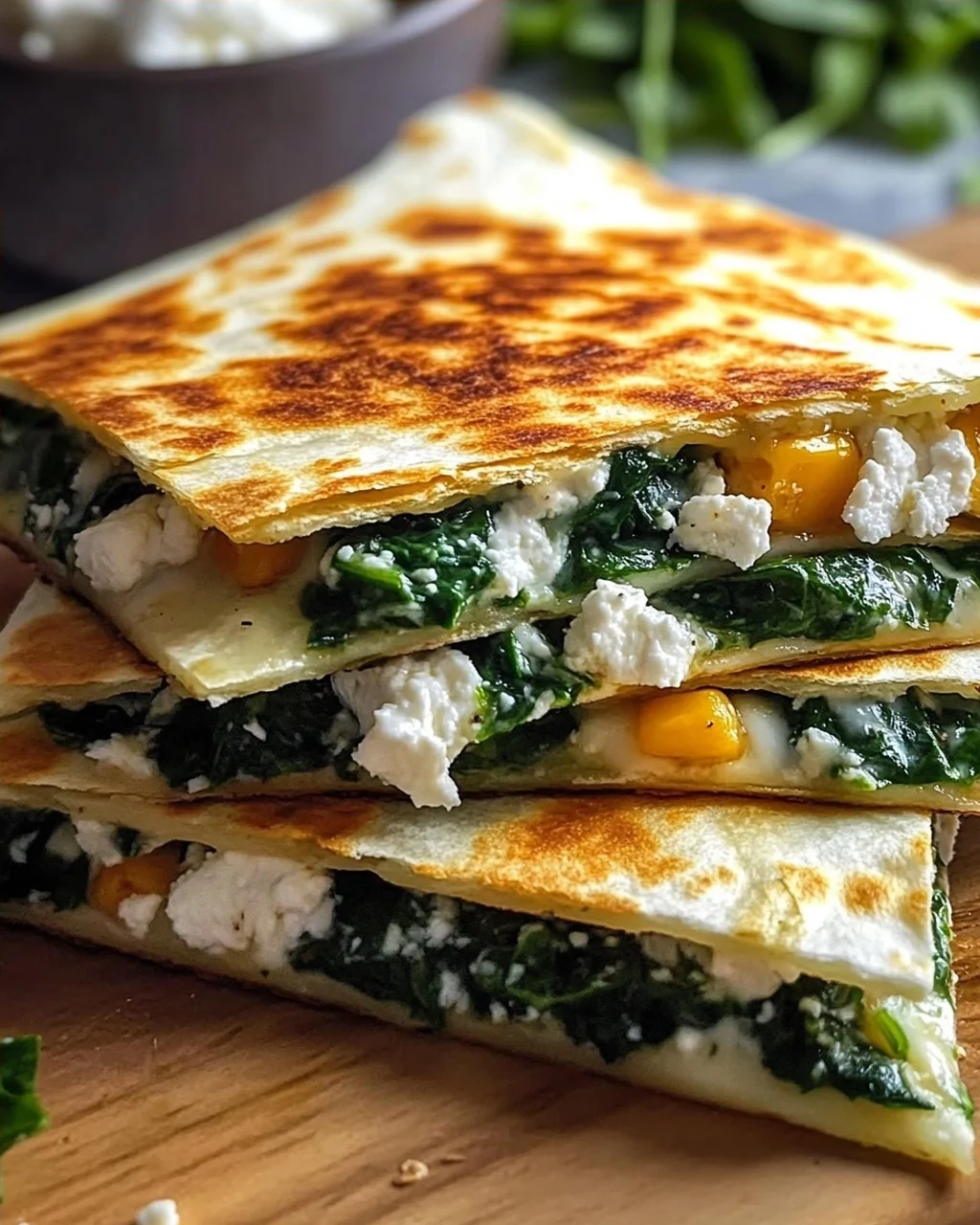 Delicious Spinach Feta Quesadillas – Easy Recipe to Try!
