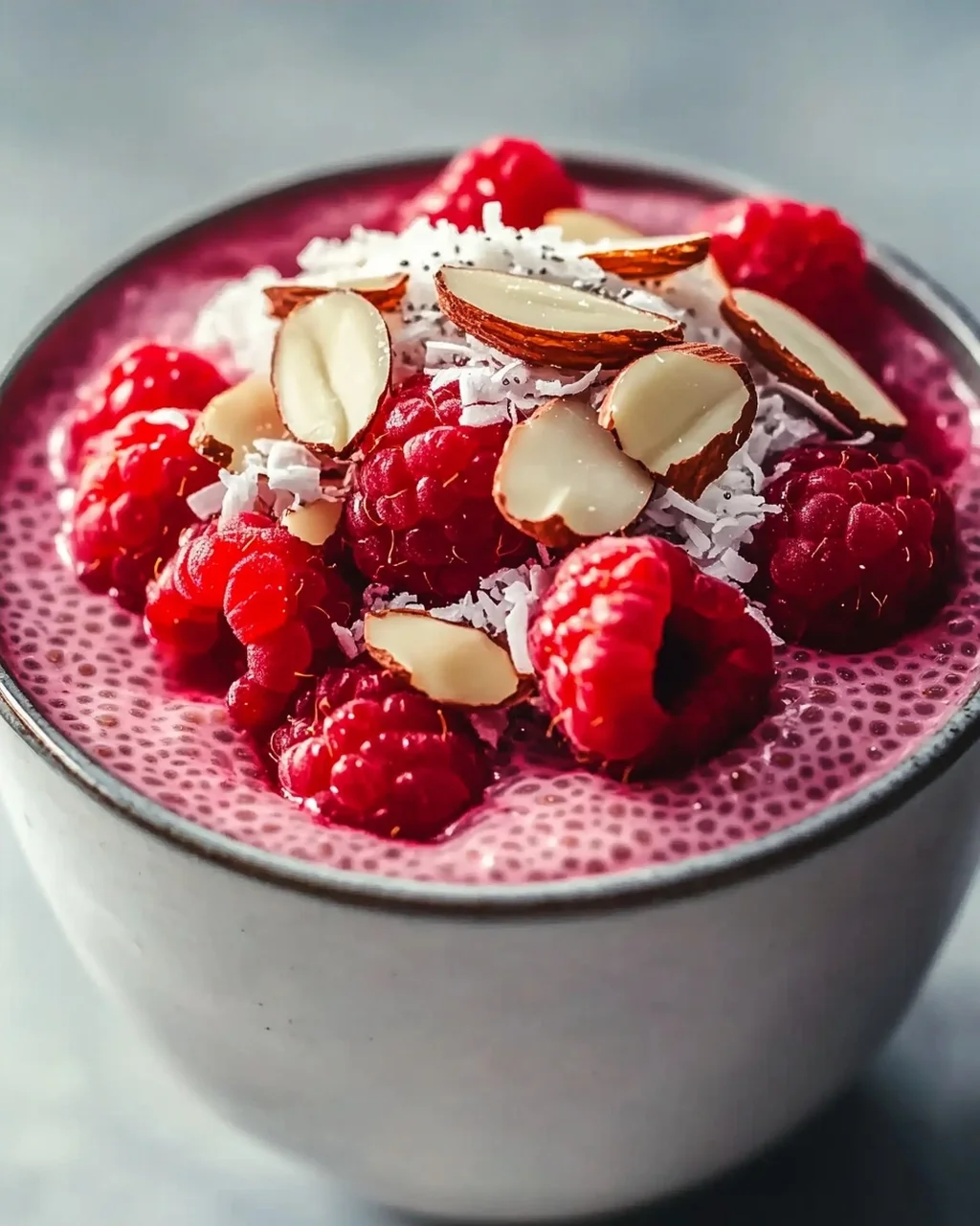 Easy Raspberry Chia Pudding: Naturally Sweet & Creamy!