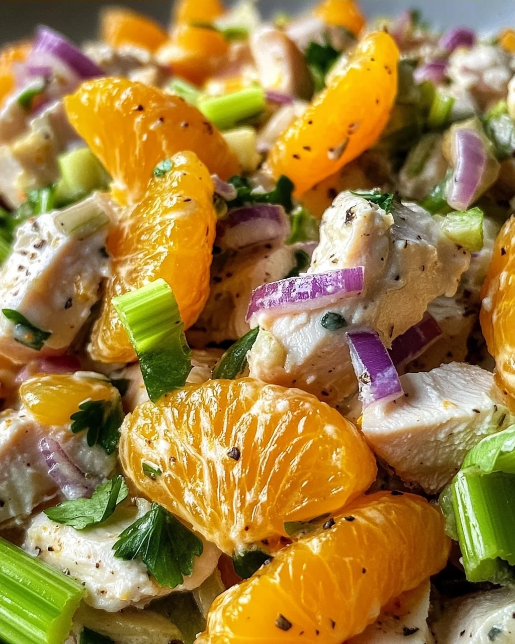 Geflügelsalat mit Mandarinen
