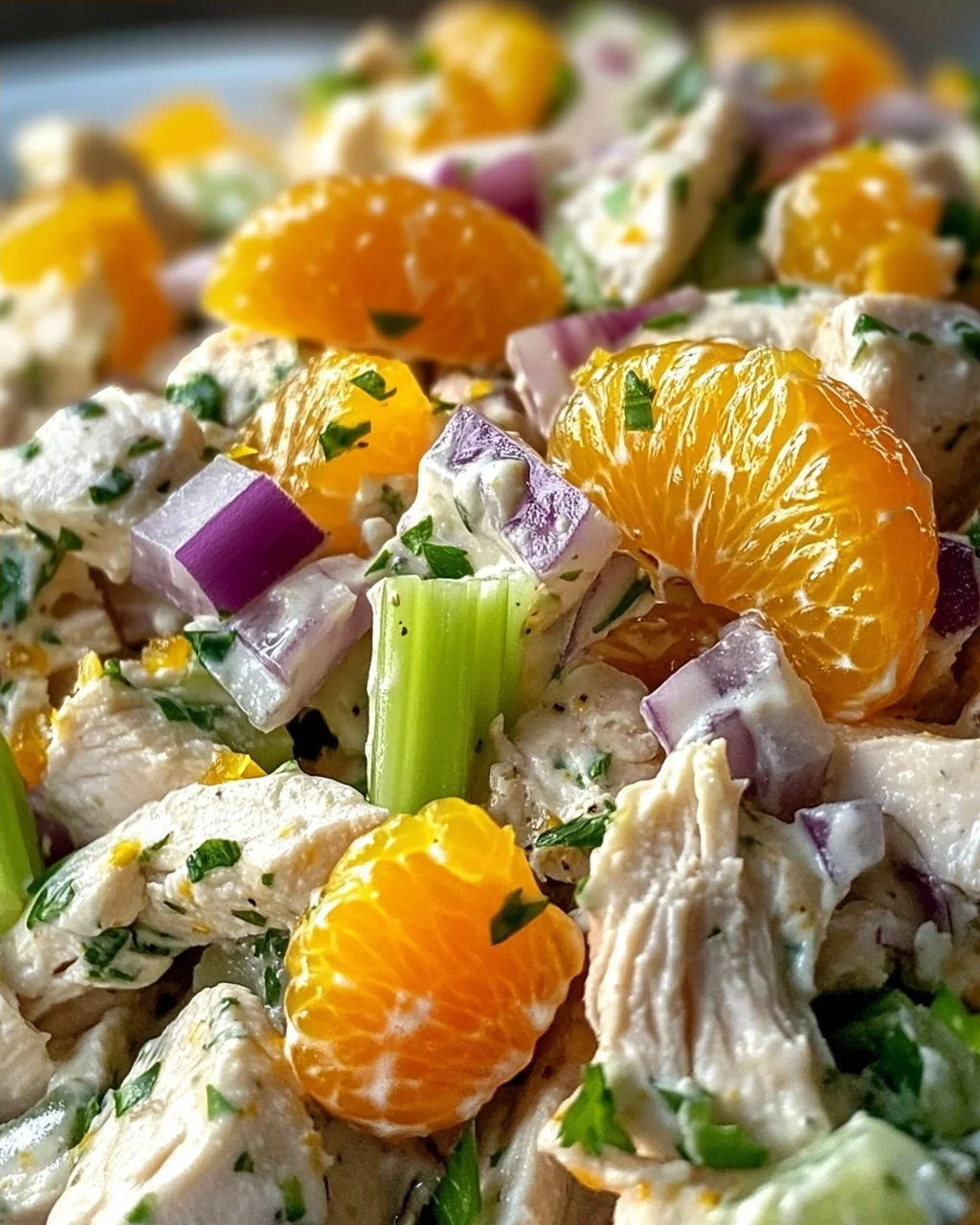 Geflügelsalat mit Mandarinen
