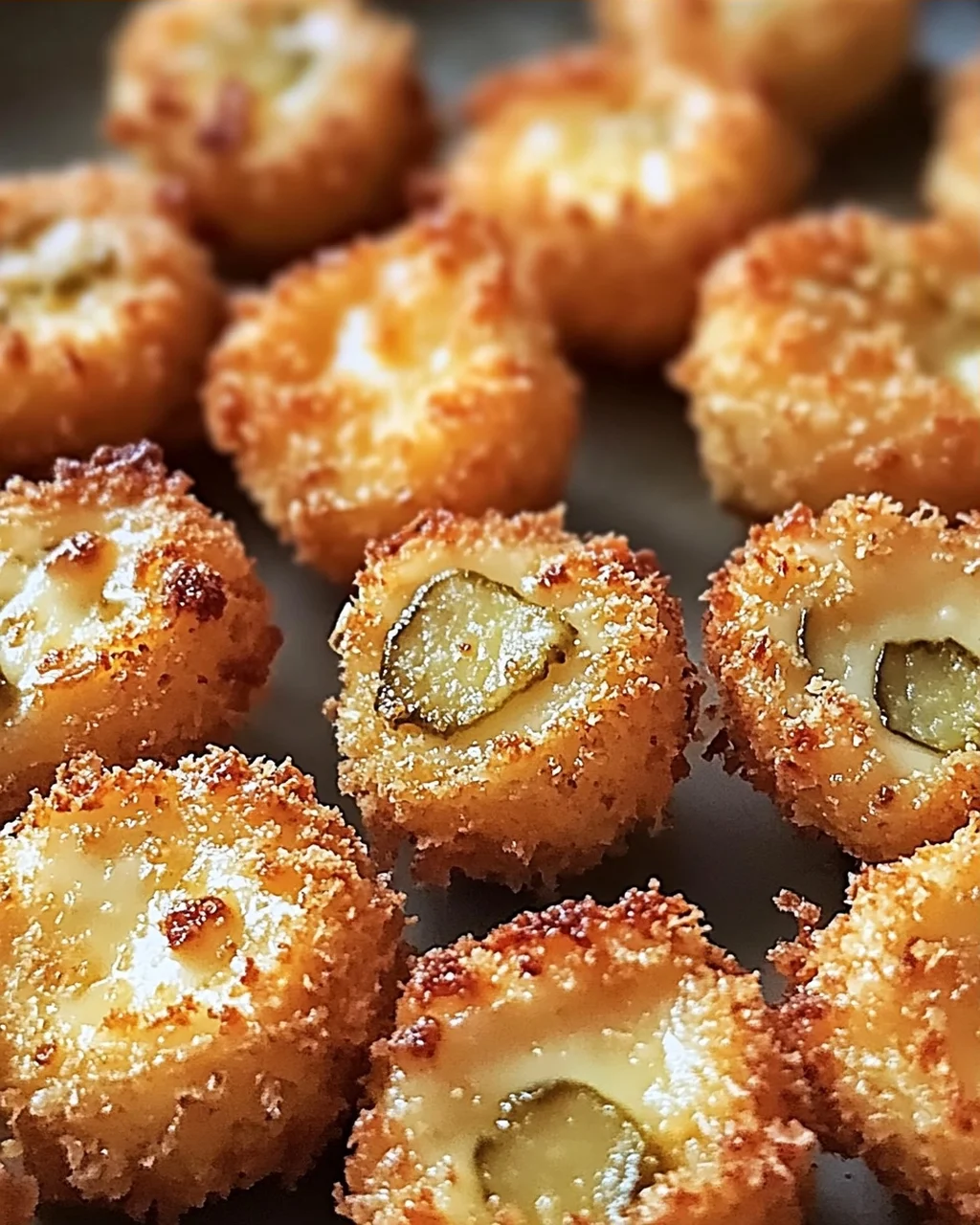 Gewürzgurkenkäsebissen - Knuspriger Snack für jeden Tag