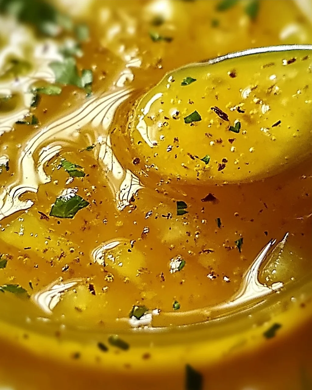 Honig-Senf-Zitronen-Vinaigrette für Salate