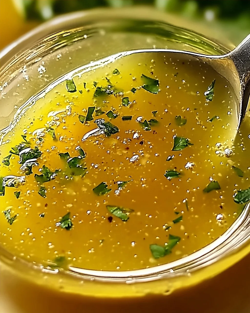 Honig-Senf-Zitronen-Vinaigrette für Salate