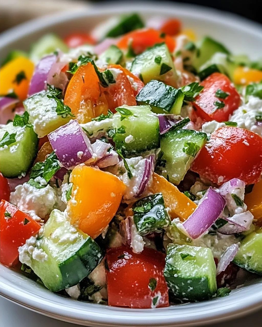 Hüttenkäse-Salat