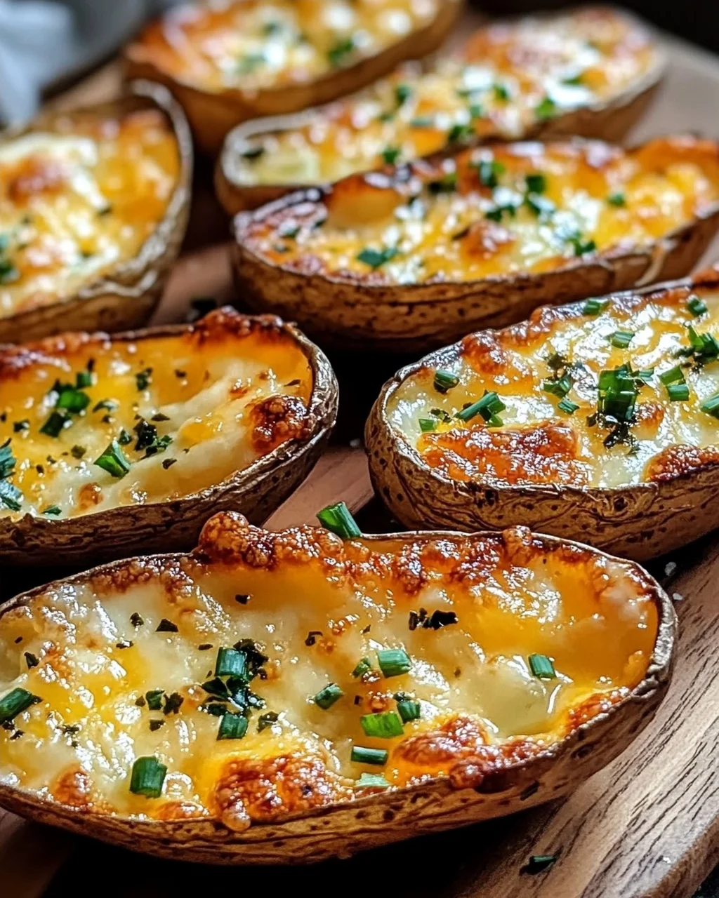 Knusprige Knoblauch-Kräuter-Kartoffelschalen