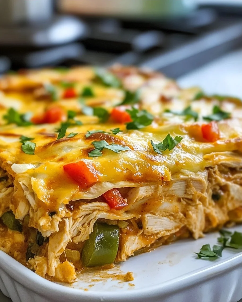 Leckerer Gebackener Hähnchen-Tortilla-Auflauf – Dein Rezept