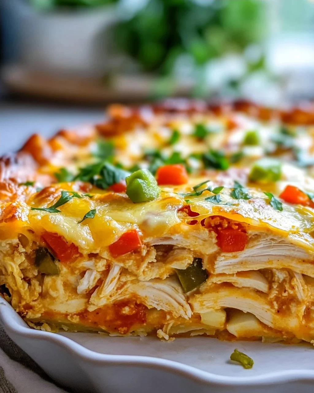 Leckerer Gebackener Hähnchen-Tortilla-Auflauf – Dein Rezept