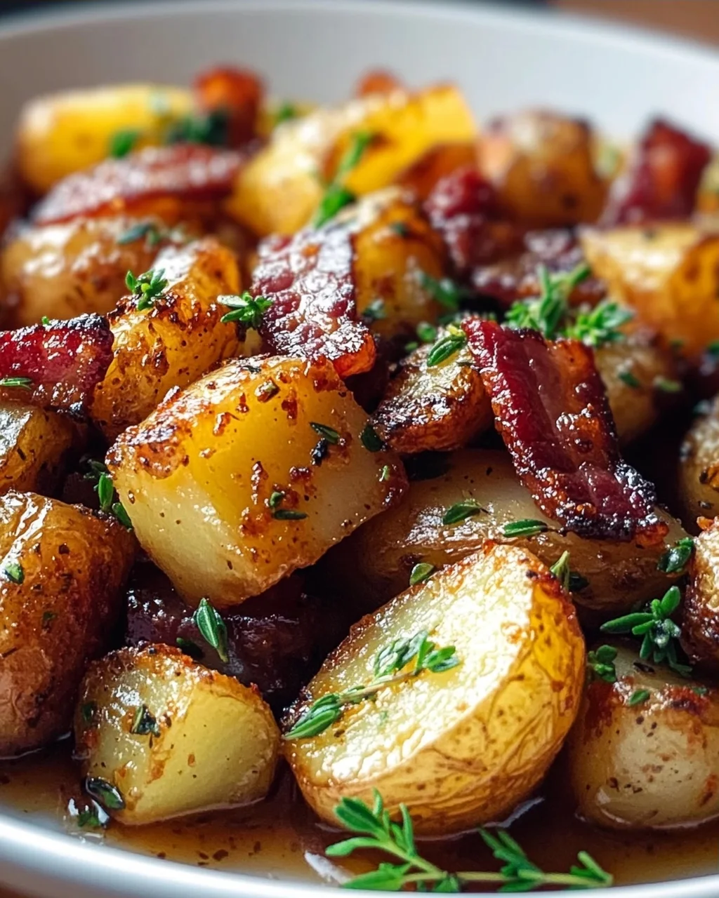Rindfleisch Bacon & Honig-Ofenkartoffeln – Knusprig-süß Genuss!