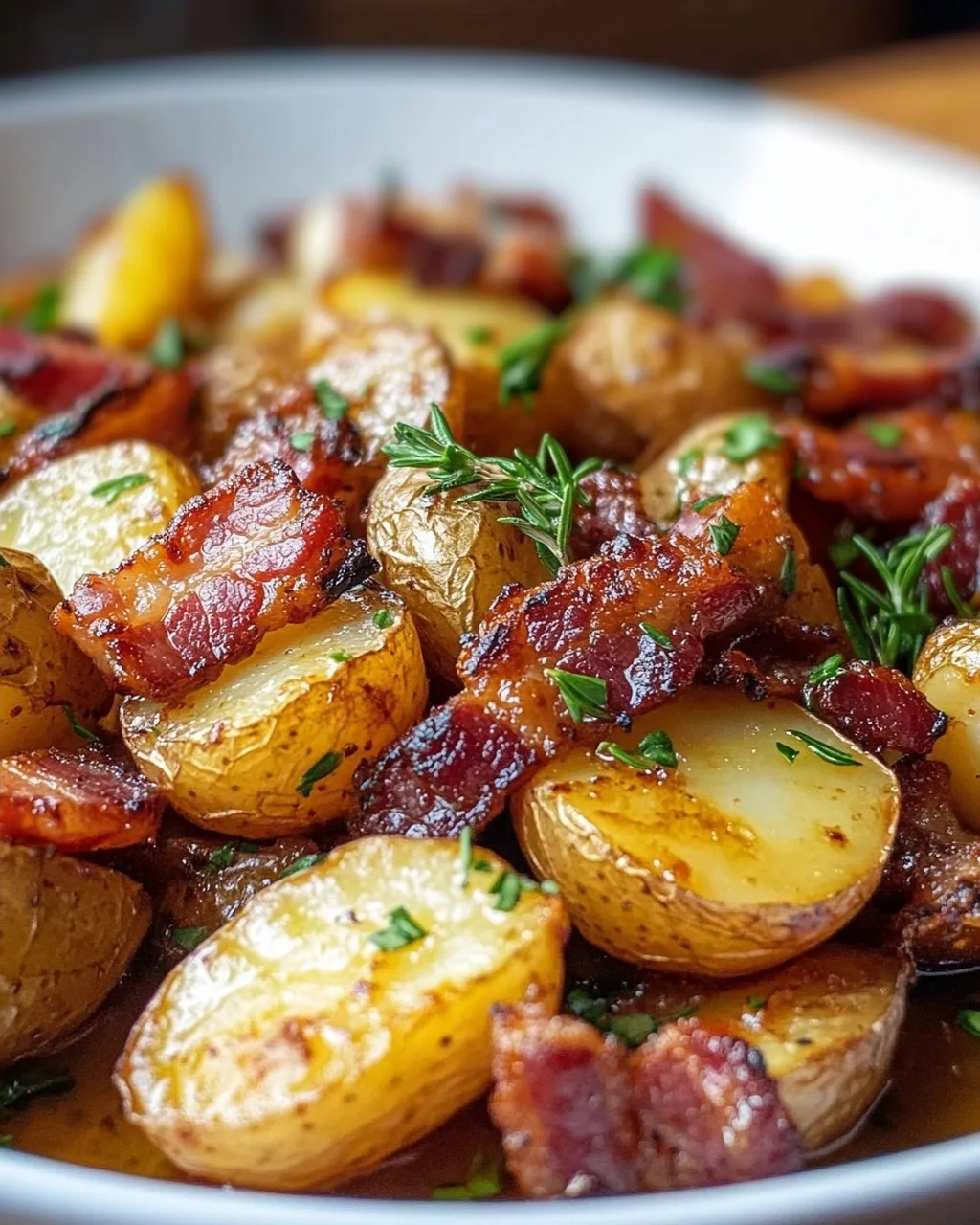 Rindfleisch Bacon & Honig-Ofenkartoffeln – Knusprig-süß Genuss!