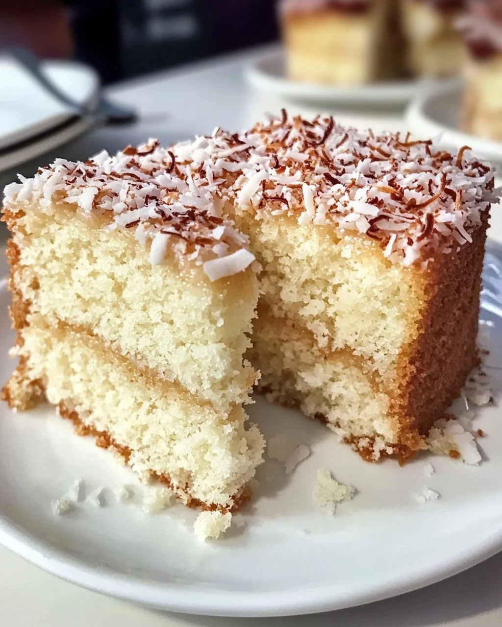 Saftiger Kokosnusskuchen