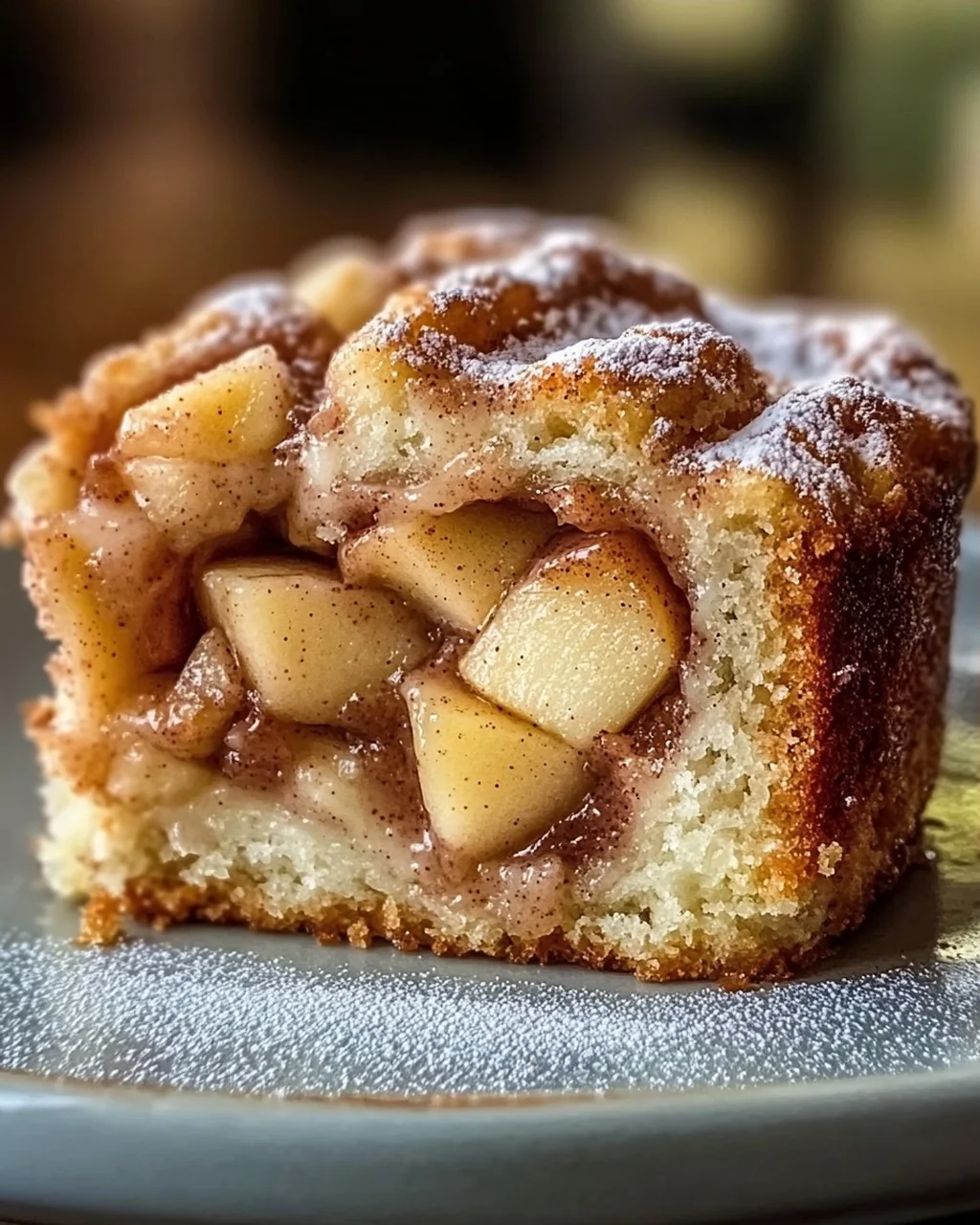 Saftiger Zimtschnecken Apfelkuchen