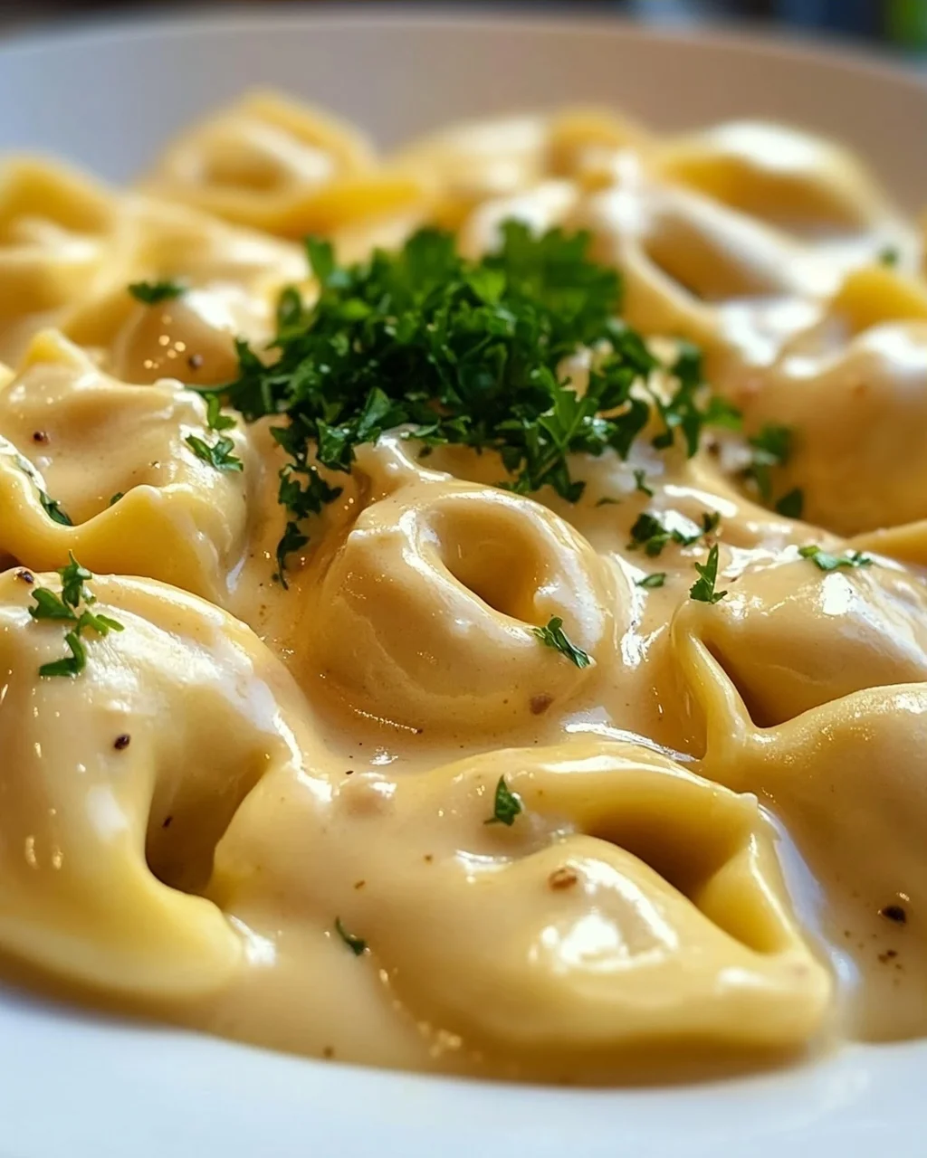 Schnelle Käse Sahne Soße für Nudeln