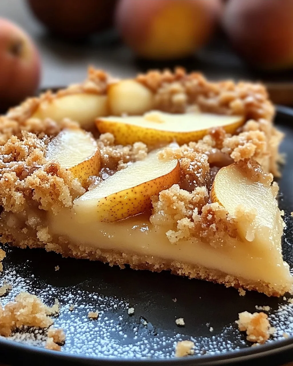 Birnenkuchen mit Streusel