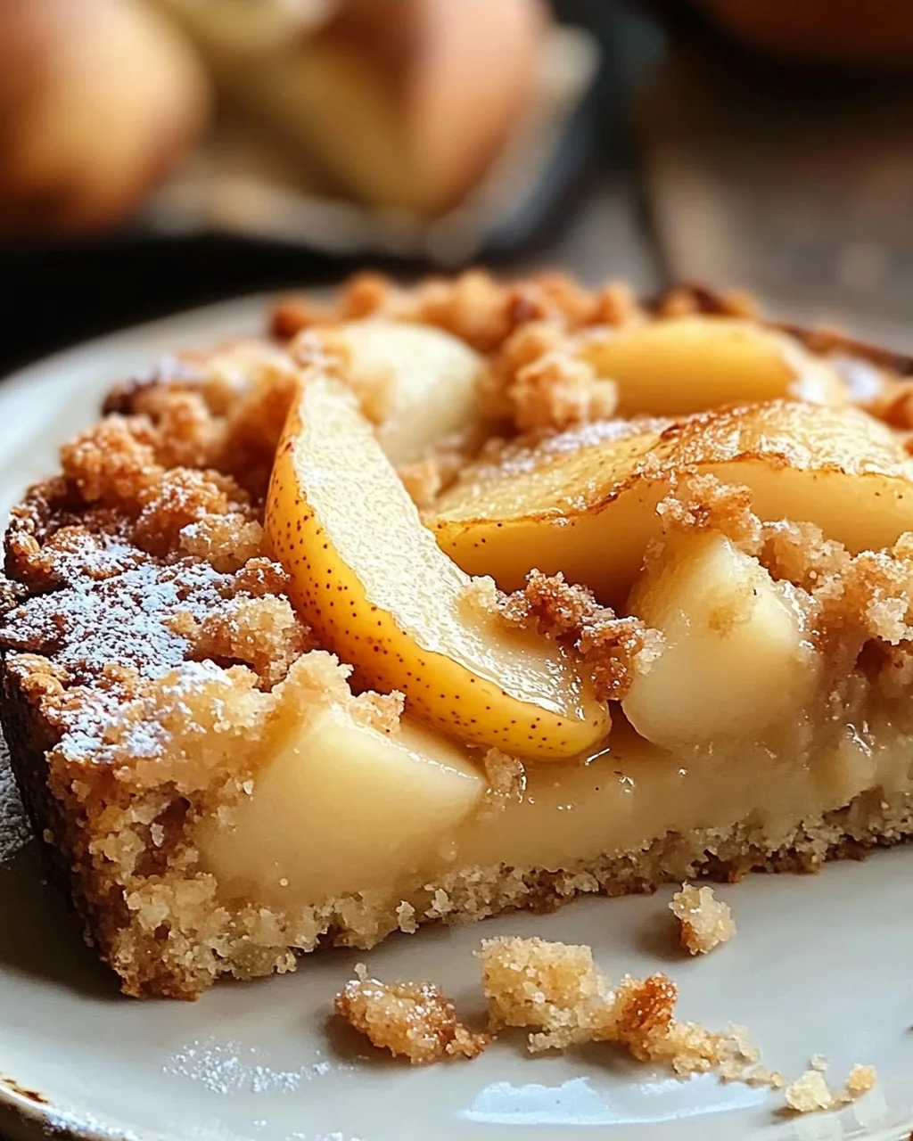 Birnenkuchen mit Streusel