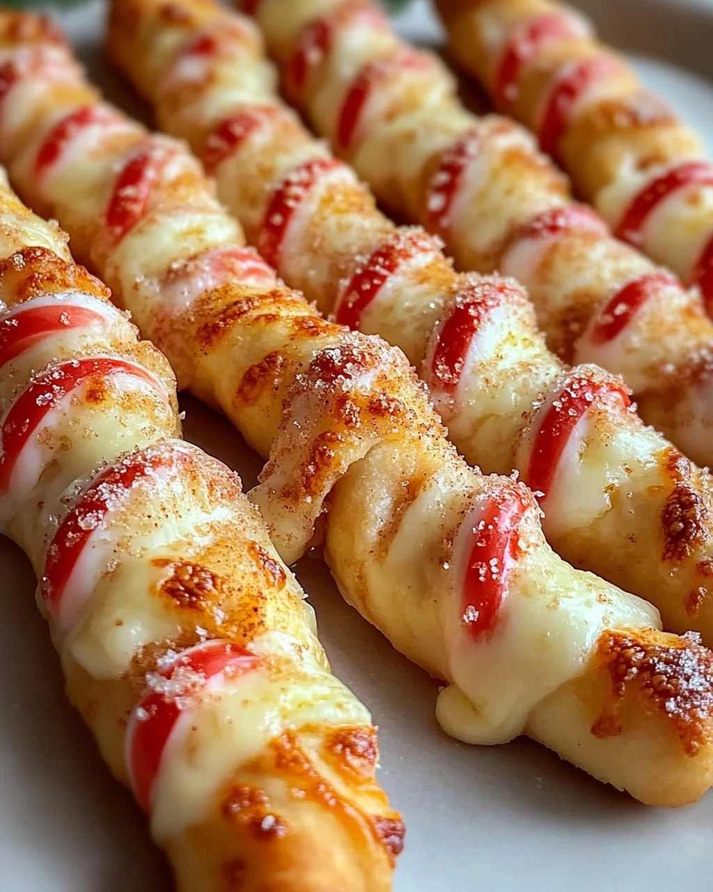 Candy Cane Pizza Breadsticks: Süßes Vergnügen für Weihnachten!