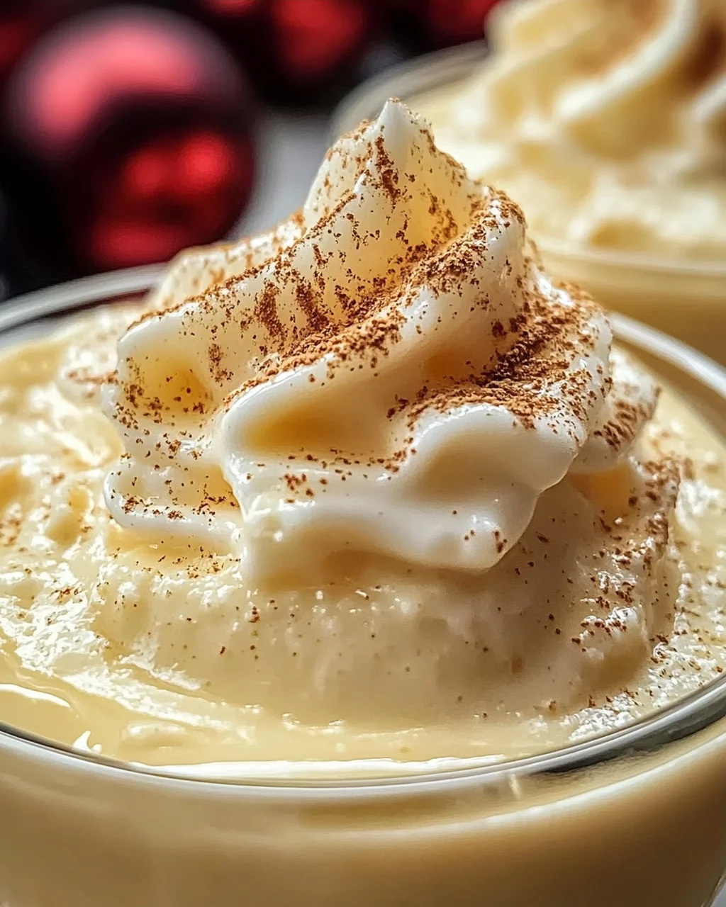 Eiernog Pudding selbst gemacht für die Feiertage