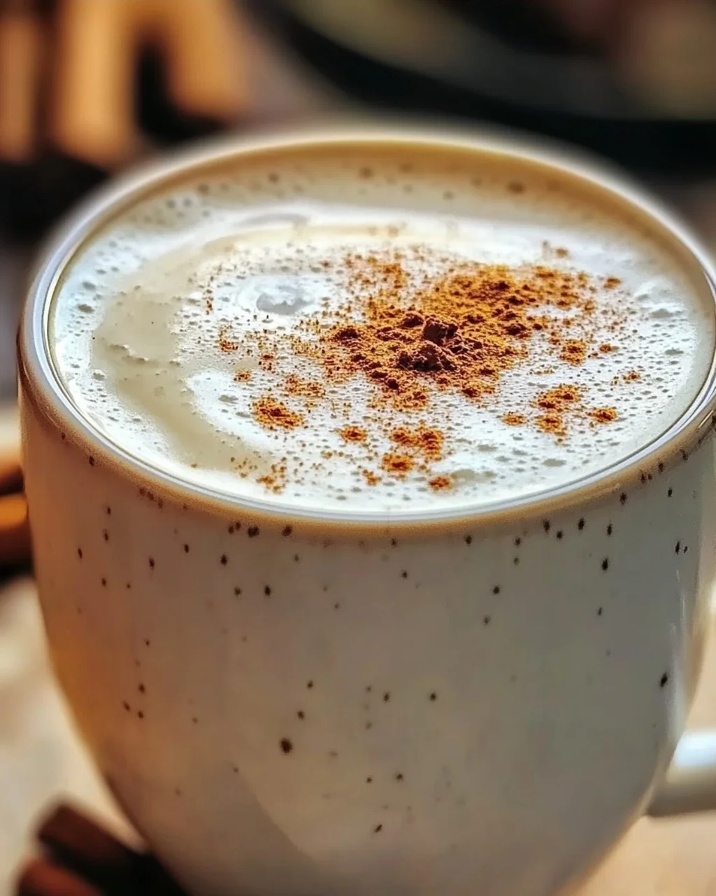 Genieße den perfekten Vanille Zimt Milchtee