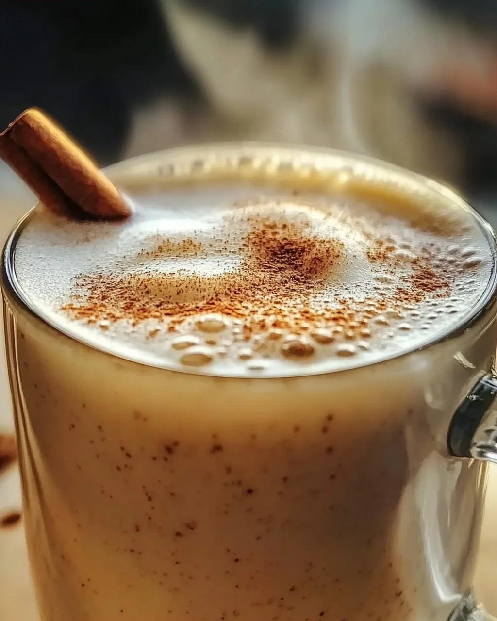 Genieße den perfekten Vanille Zimt Milchtee