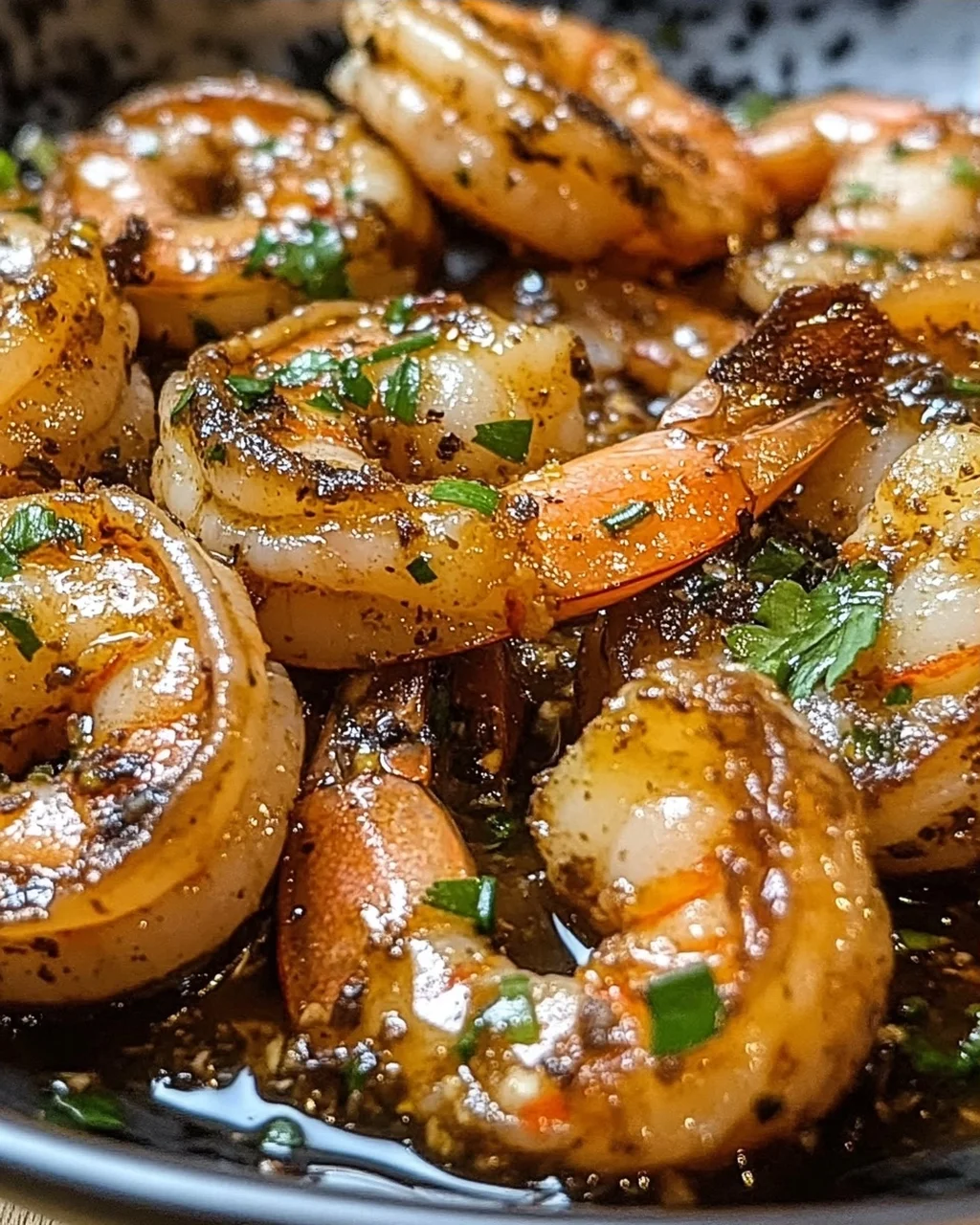 Hatch-Chili geräucherte Garnelen mit Knoblauchbutter