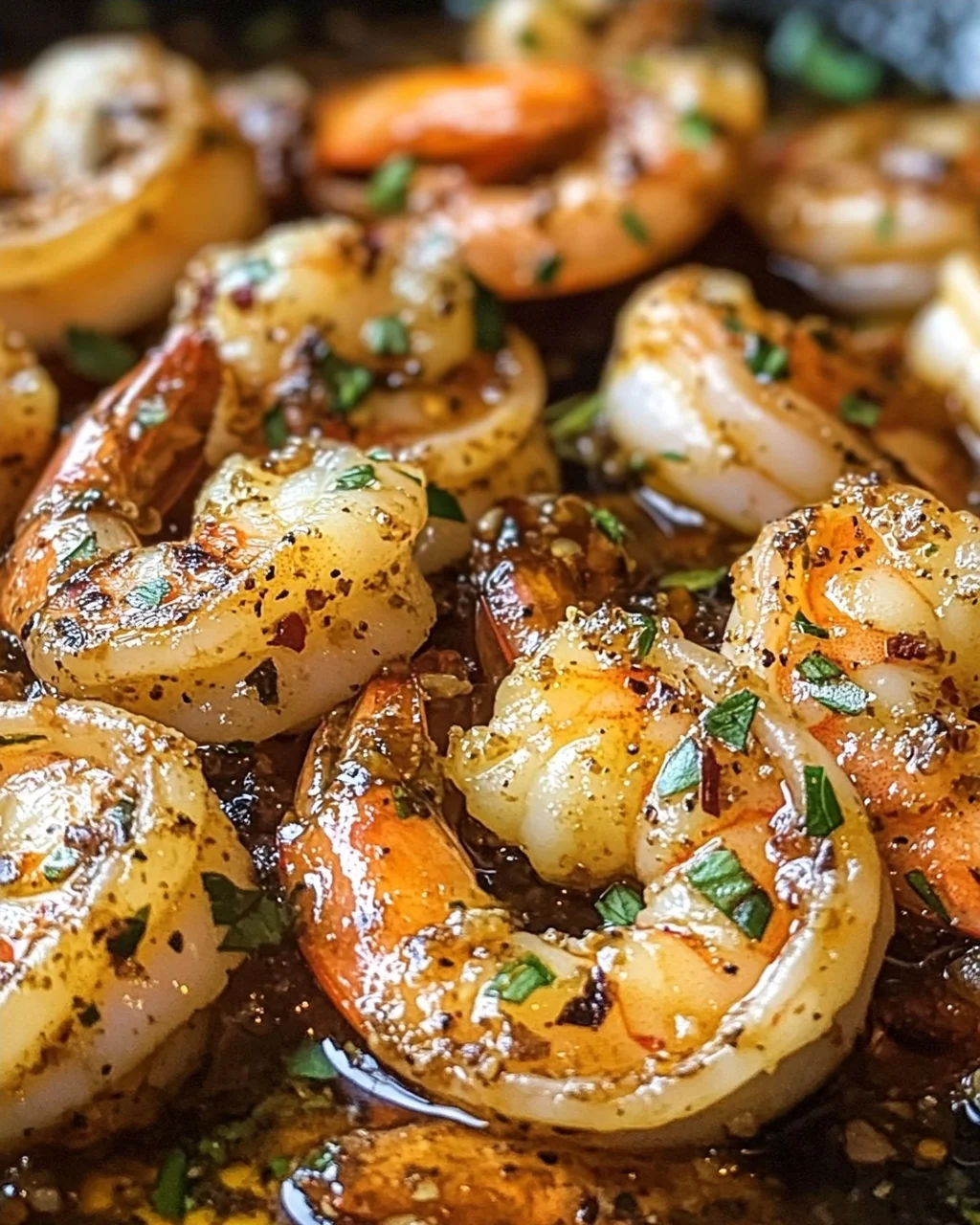 Hatch-Chili geräucherte Garnelen mit Knoblauchbutter