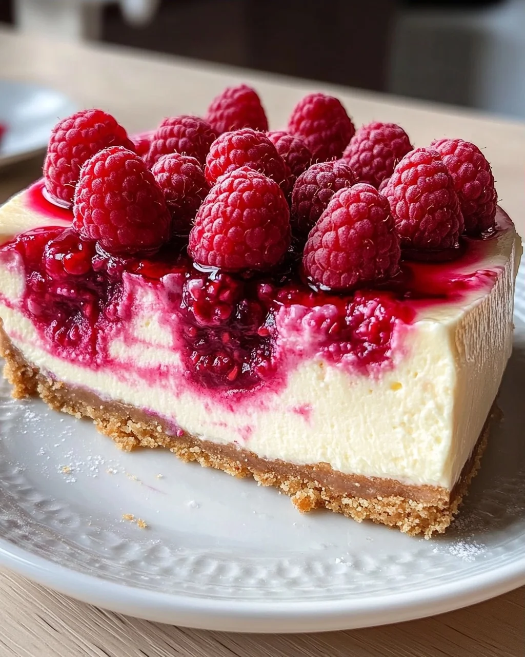 Himbeer Schmand Cheesecake