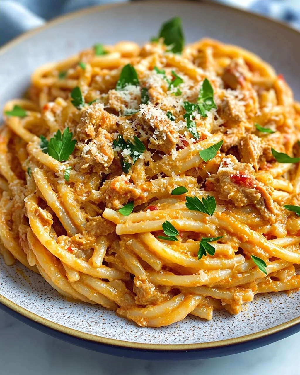 Leckere Pasta mit Thunfisch Sauce – Schnell und einfach!