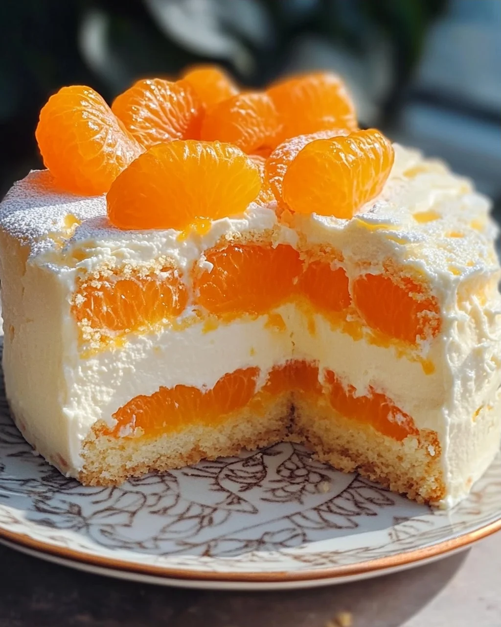 Mandarinen-Quark-Kuchen mit Geheimzutat