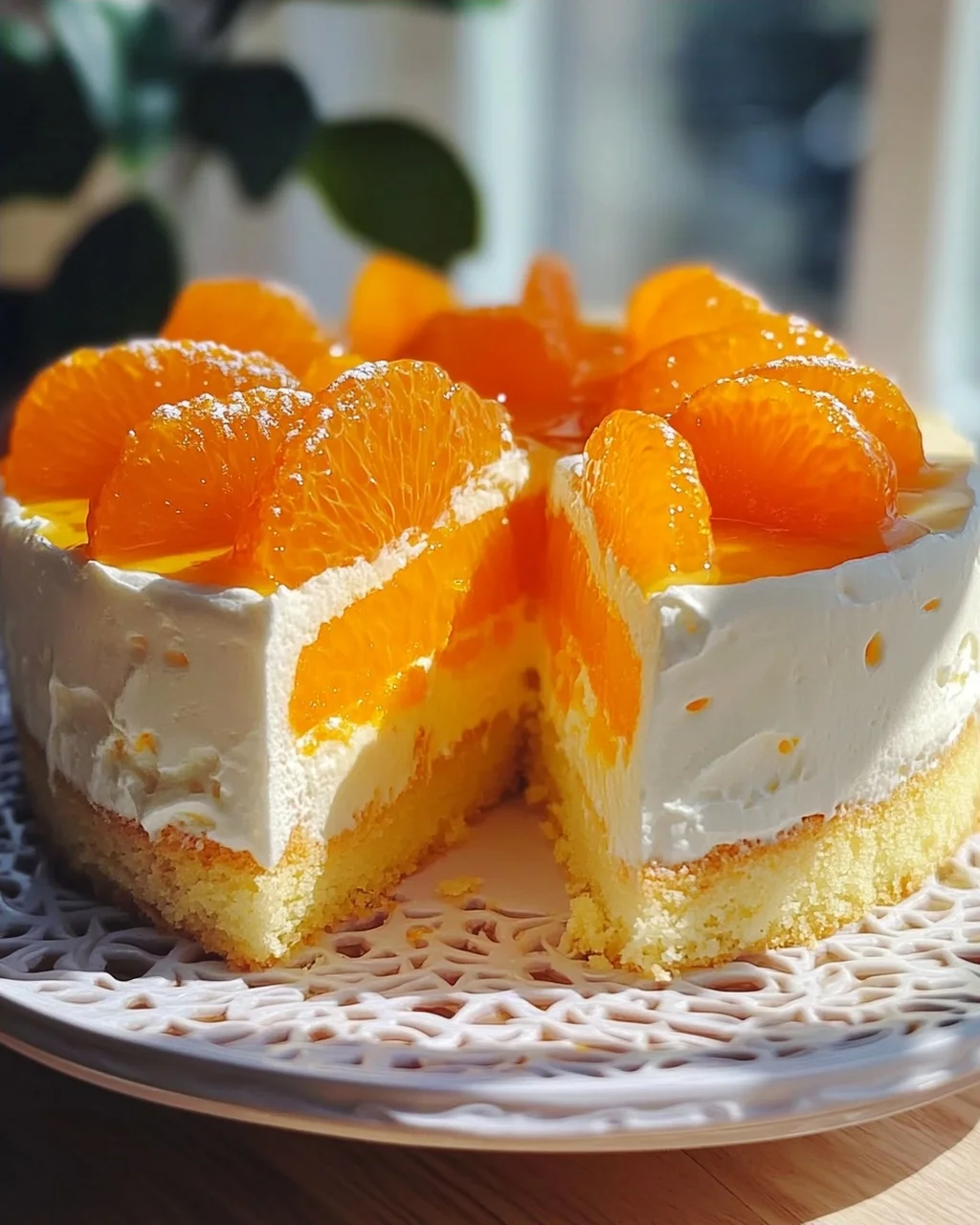 Mandarinen-Quark-Kuchen mit Geheimzutat