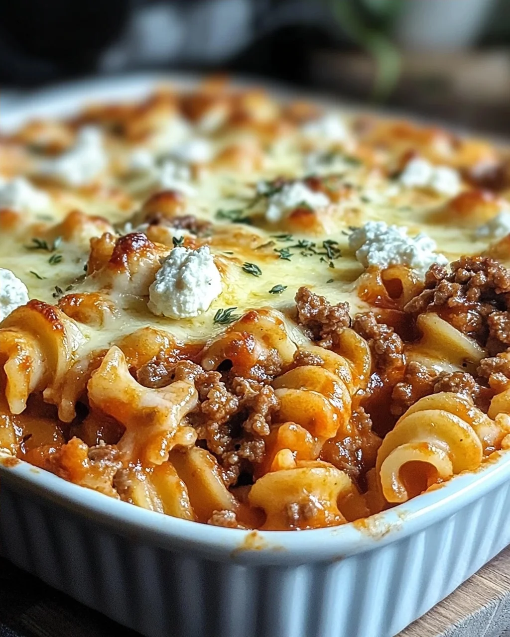 Nudelauflauf Mit Feta Hackfleisch Das Einfache Rezept Fur Genieser