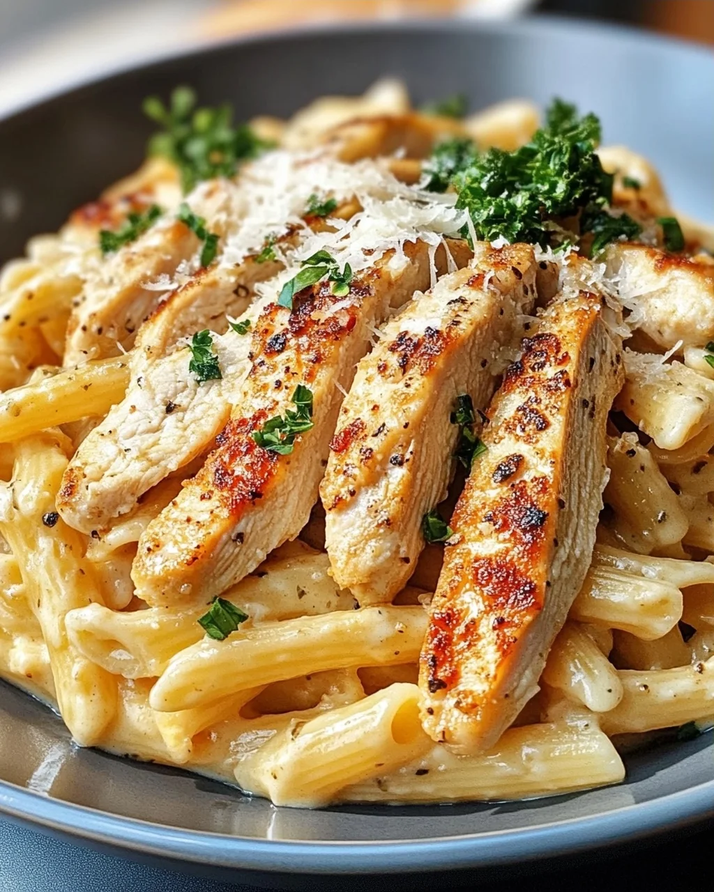 Pasta mit Hähnchen