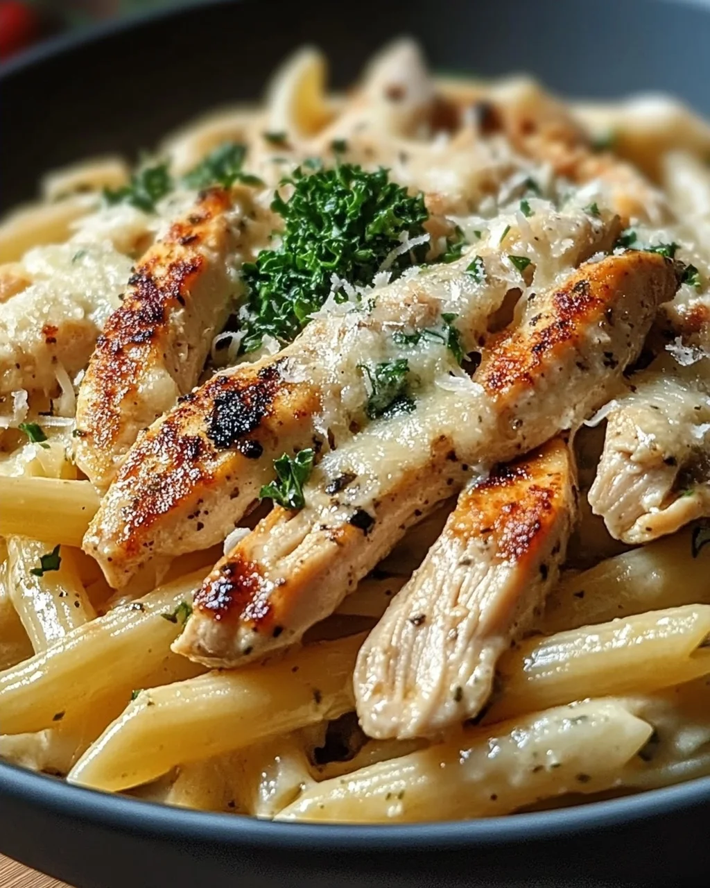 Pasta mit Hähnchen