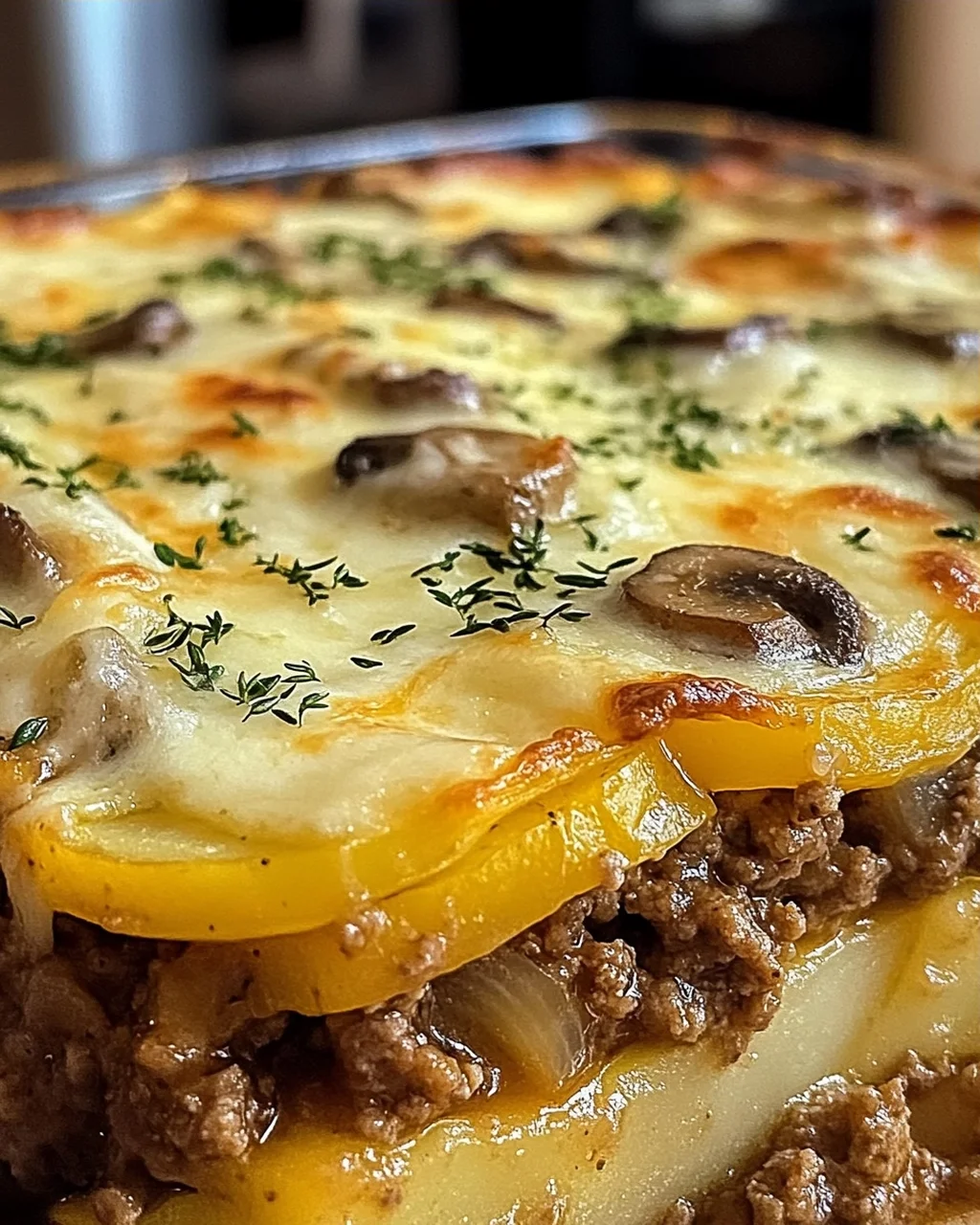 Rinderhackfleisch und Kartoffelauflauf für jeden Tag