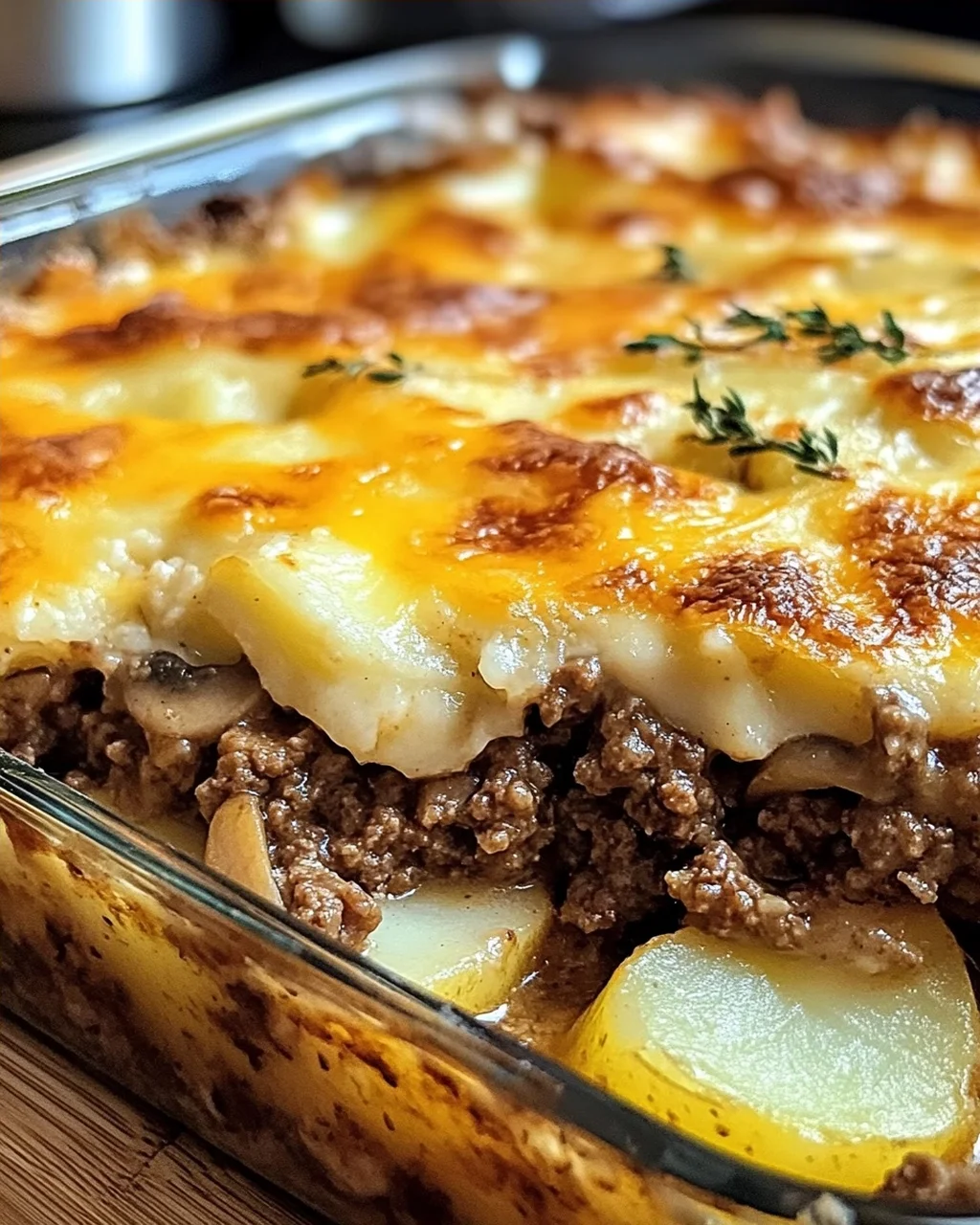 Rinderhackfleisch und Kartoffelauflauf für jeden Tag