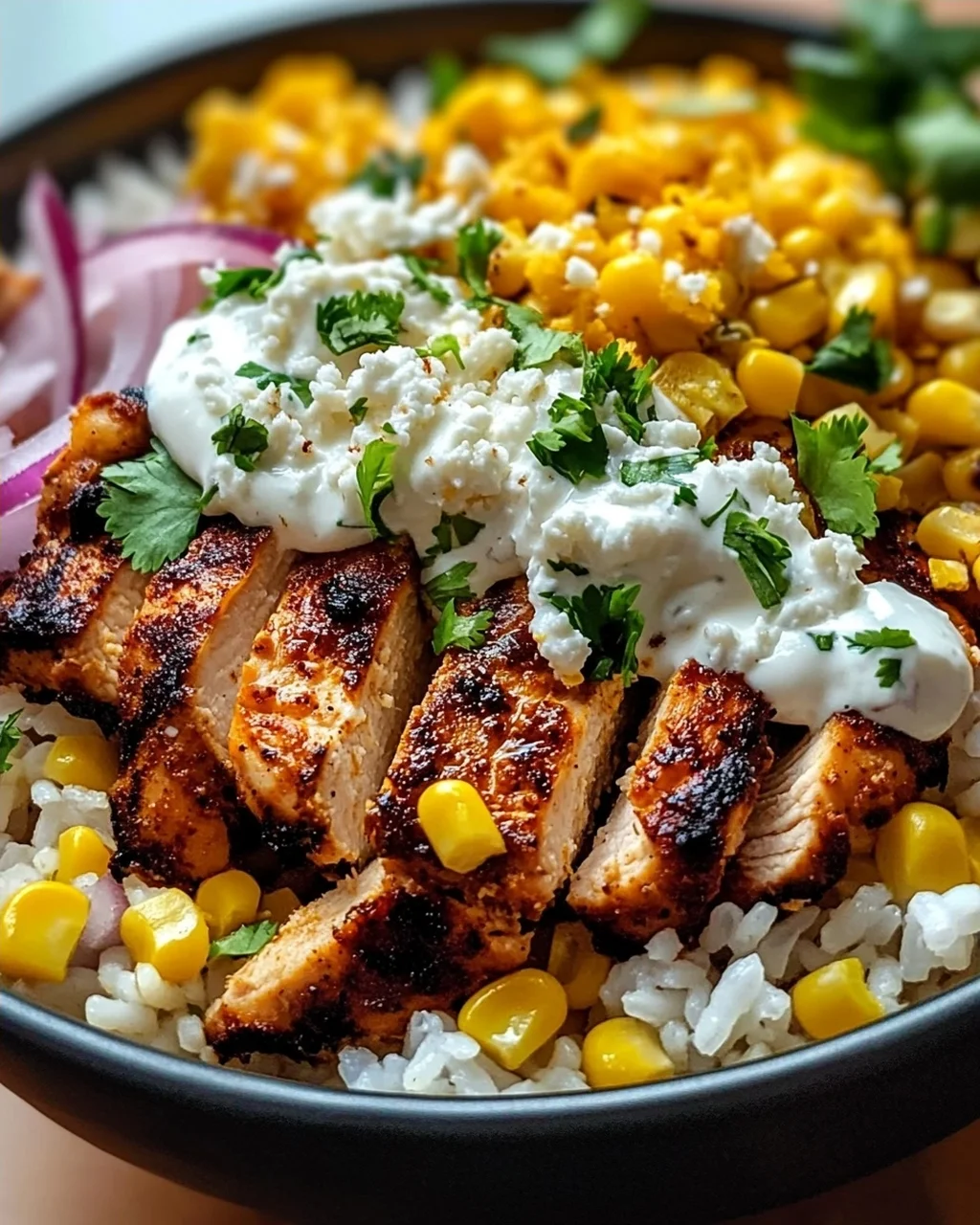 Tasty Street Corn Chicken Bowl