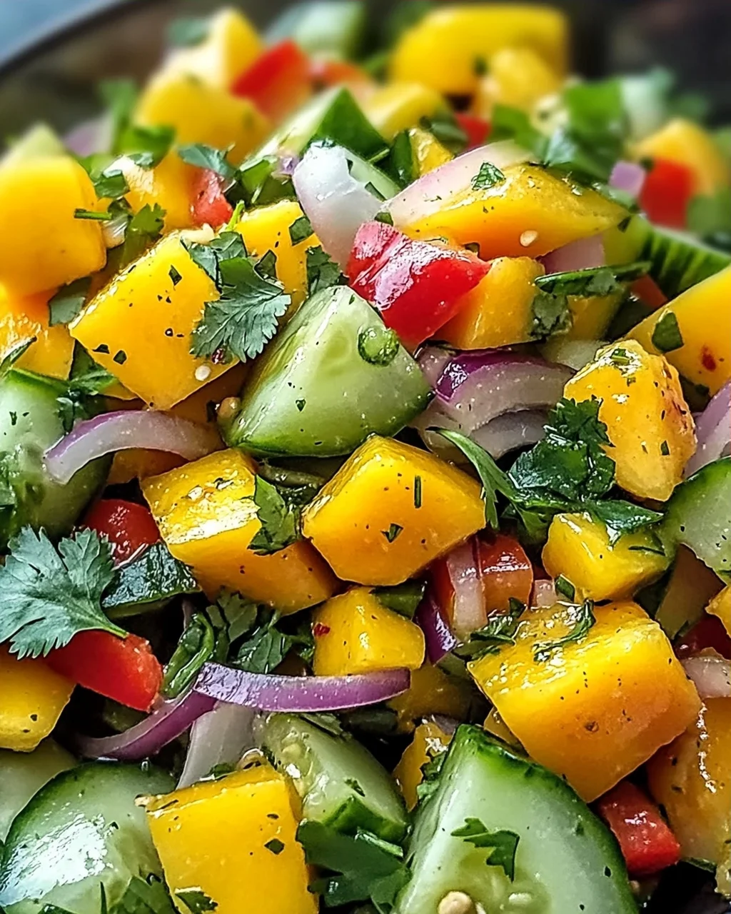 Thai-Mango-Gurken-Salat für erfrischende Genussmomente