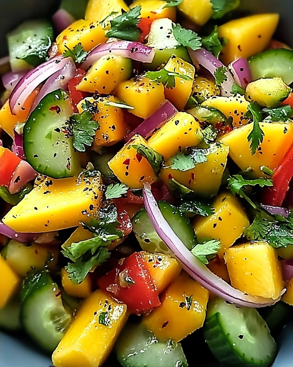 Thai-Mango-Gurken-Salat für erfrischende Genussmomente