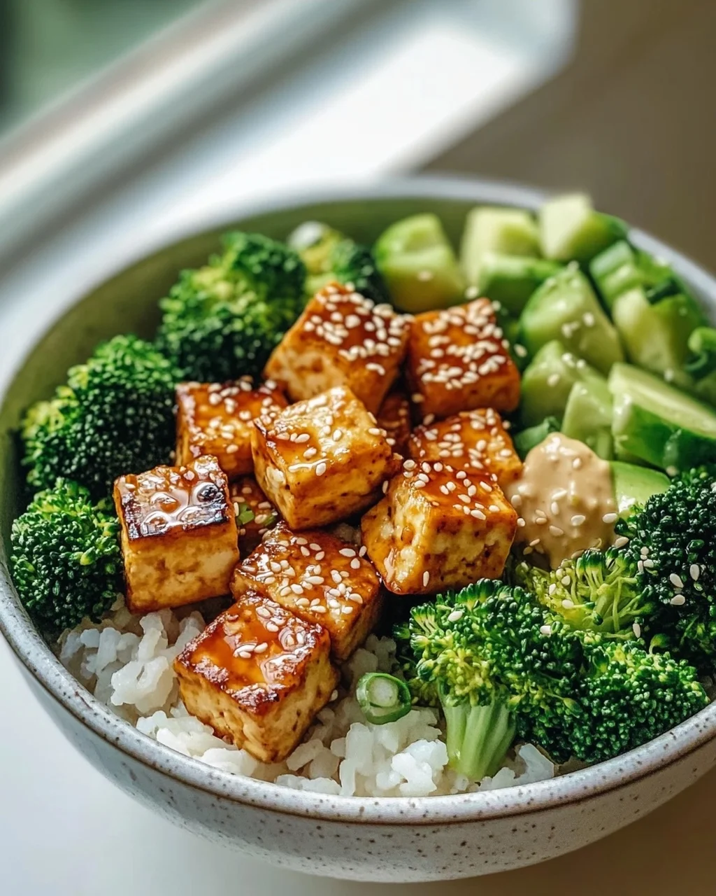 Tofu & Broccoli Bowl: Gesund & lecker mit Sesam-Dressing