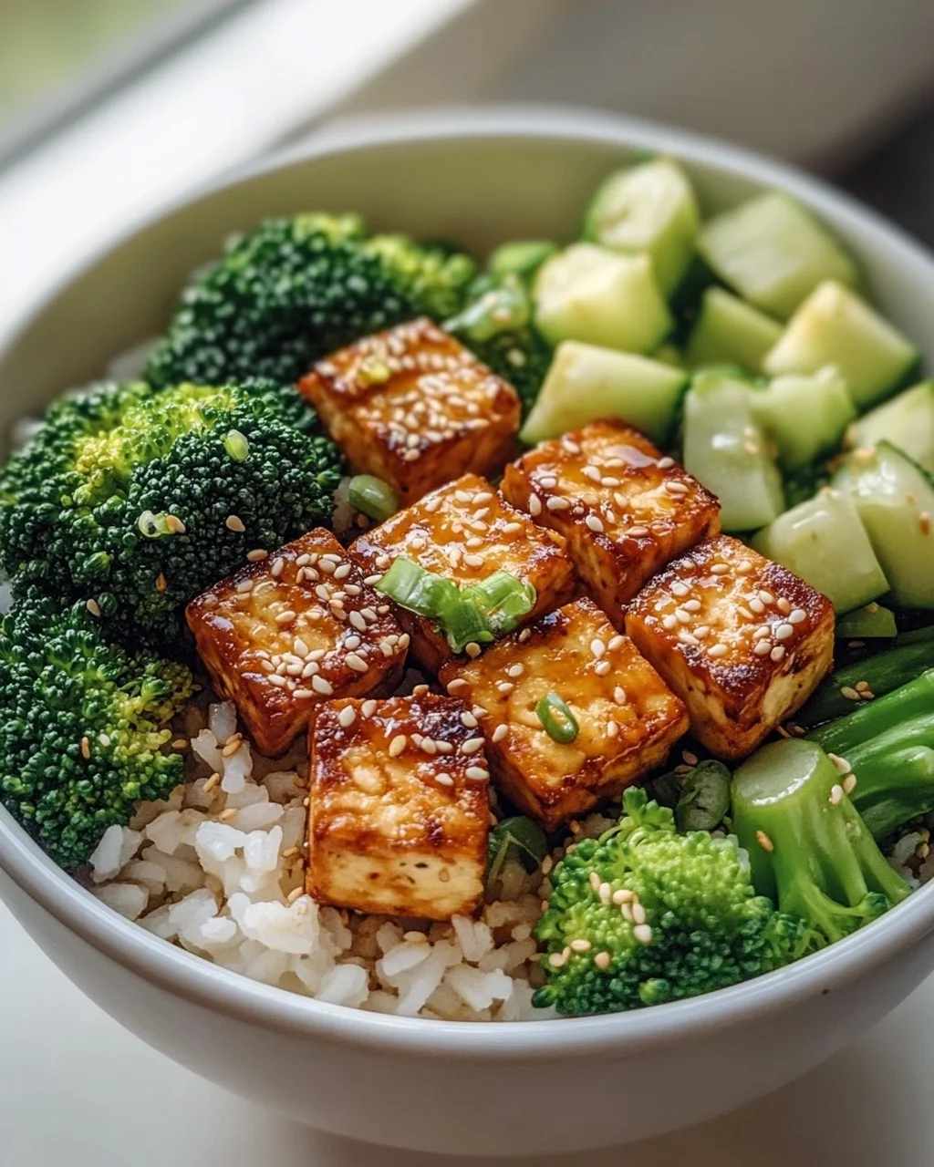 Tofu & Broccoli Bowl: Gesund & lecker mit Sesam-Dressing