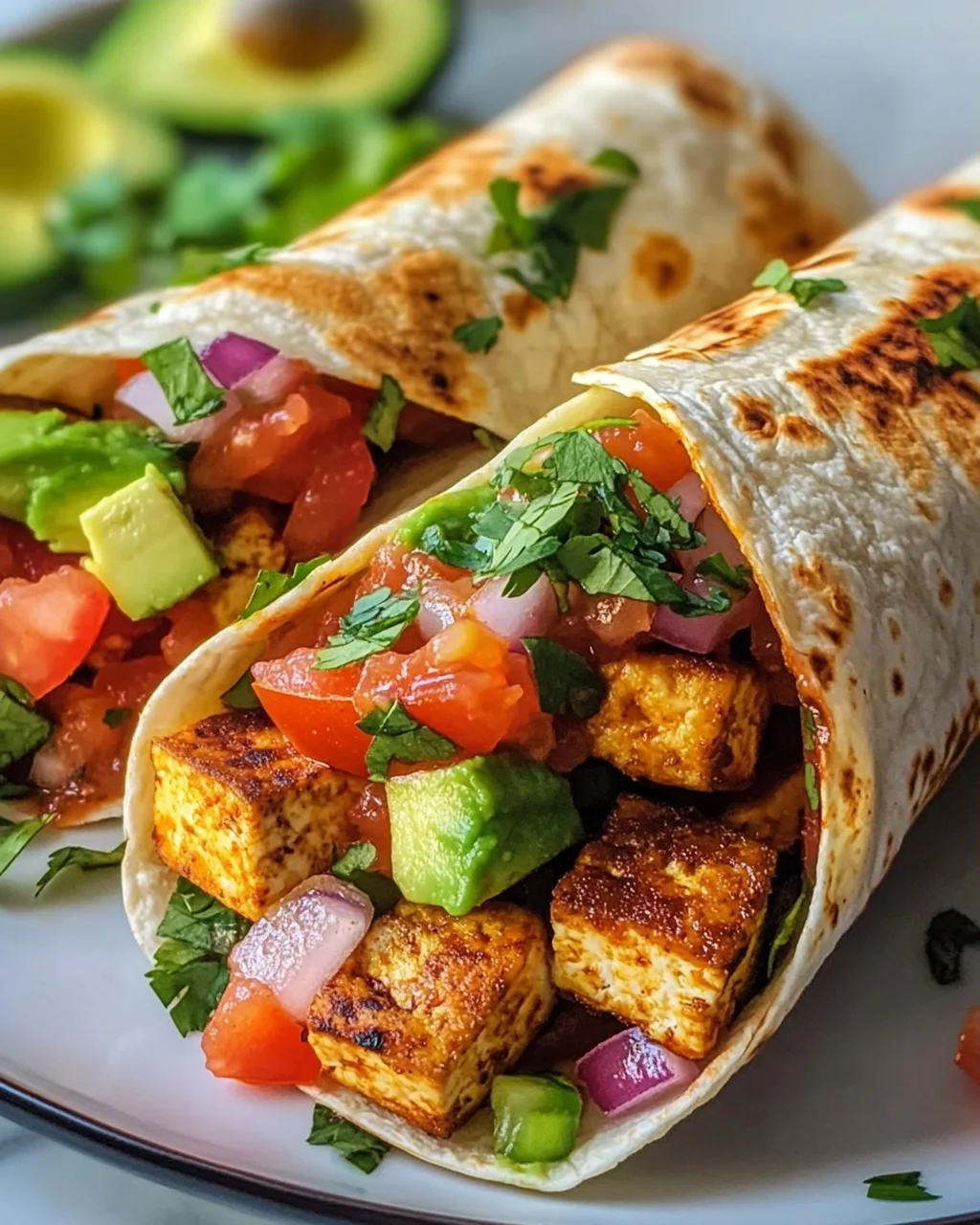 Tofu Wraps mit Avocado & Salsa – Frisch, Leicht & Lecker!