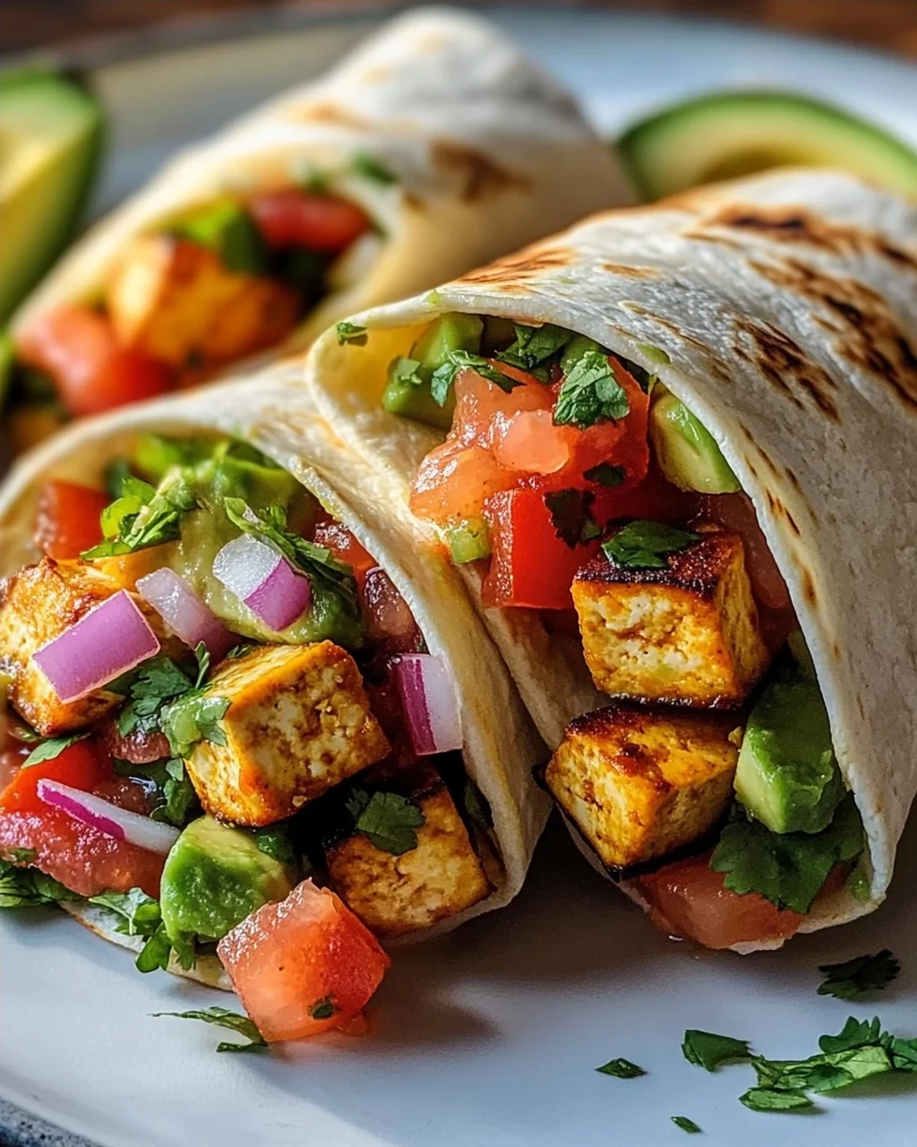 Tofu Wraps mit Avocado & Salsa – Frisch, Leicht & Lecker!