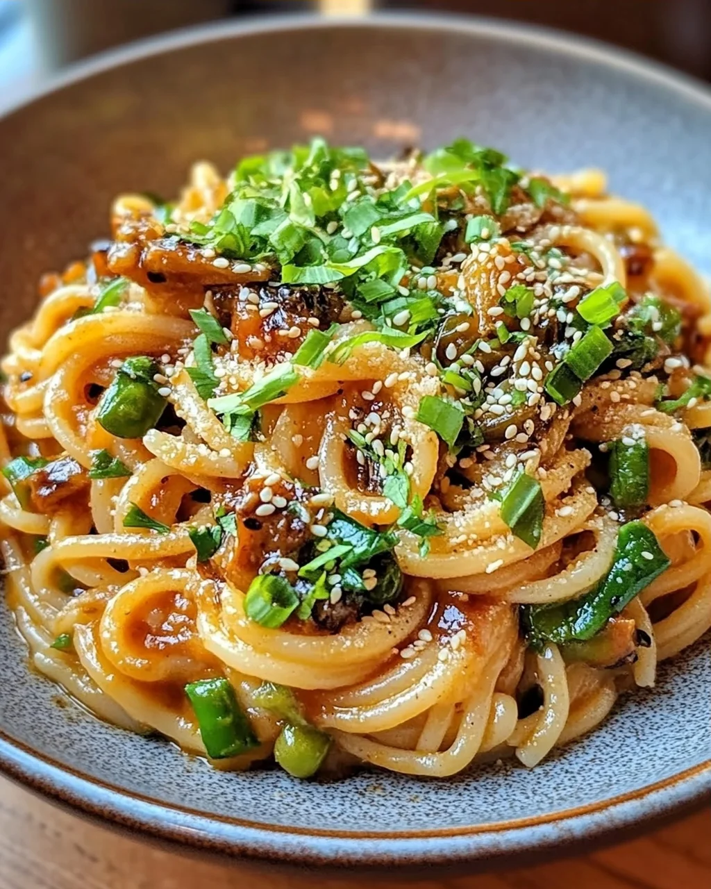 Würzige Miso Pasta