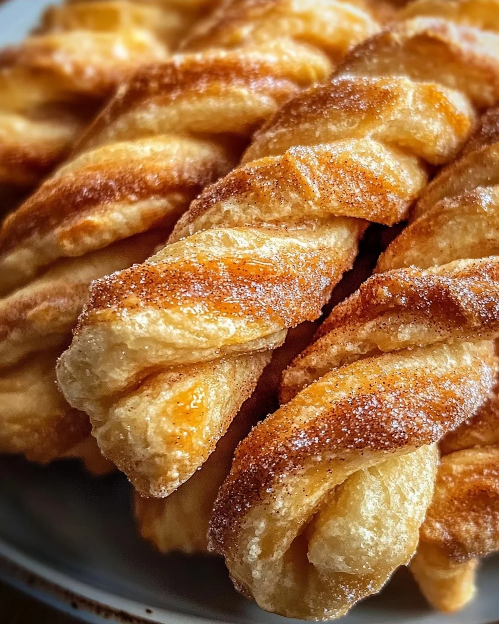 Zimt Zucker Twists aus Blätterteig