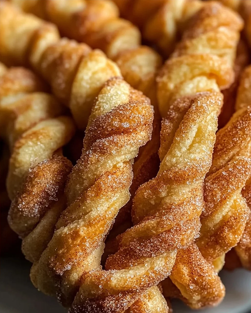 Zimt Zucker Twists aus Blätterteig